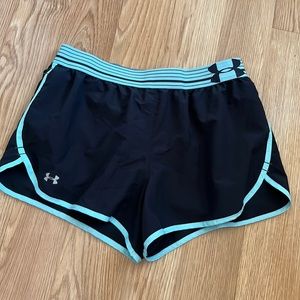 Under Armour black and mint color shorts size small woman’s